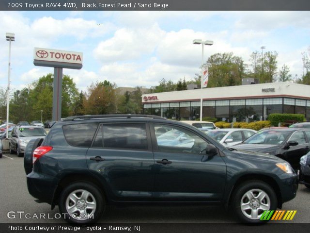 2009 Toyota RAV4 4WD in Black Forest Pearl