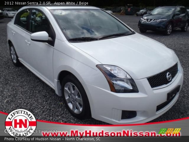 2012 Nissan Sentra 2.0 SR in Aspen White