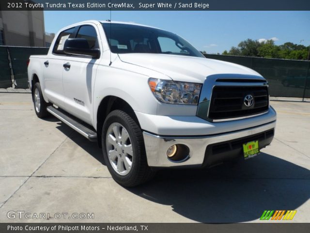 2012 Toyota Tundra Texas Edition CrewMax in Super White