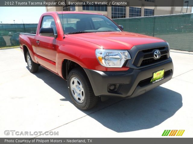 2012 Toyota Tacoma Regular Cab in Barcelona Red Metallic