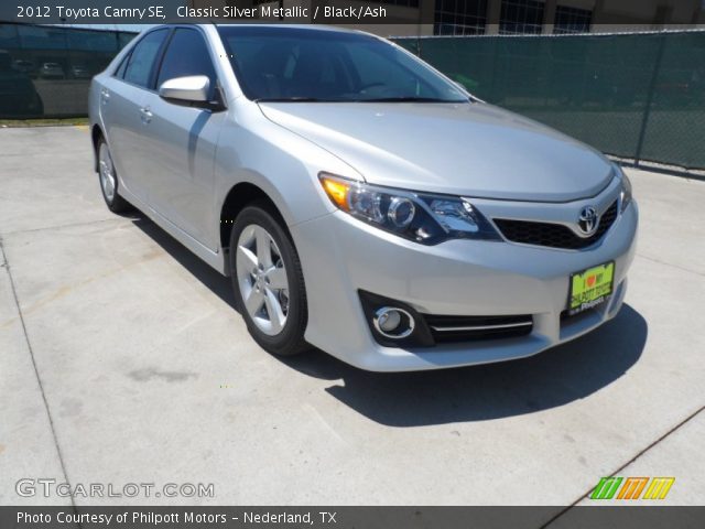 2012 Toyota Camry SE in Classic Silver Metallic