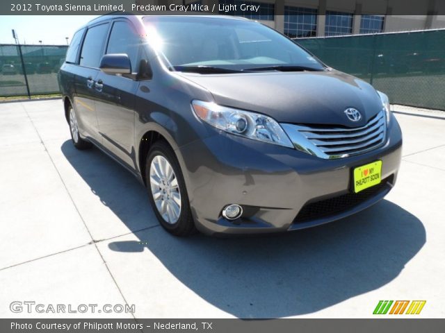 2012 Toyota Sienna Limited in Predawn Gray Mica