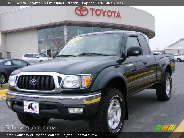 2004 Toyota Tacoma V6 PreRunner Xtracab in Imperial Jade Mica