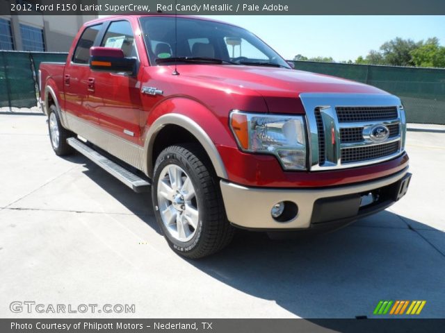 2012 Ford F150 Lariat SuperCrew in Red Candy Metallic