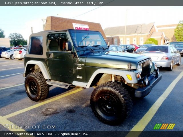 1997 Jeep Wrangler Sport 4x4 in Emerald Green Pearl