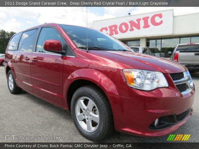 2011 Dodge Grand Caravan Crew in Deep Cherry Red Crystal Pearl