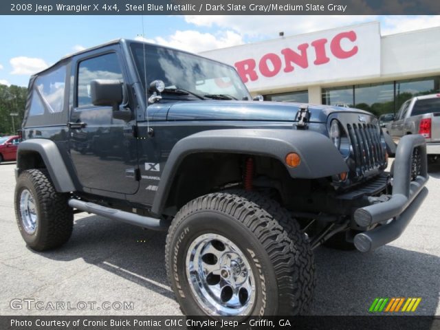 2008 Jeep Wrangler X 4x4 in Steel Blue Metallic