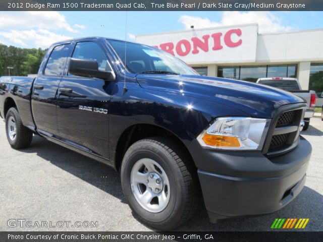 2012 Dodge Ram 1500 Tradesman Quad Cab in True Blue Pearl