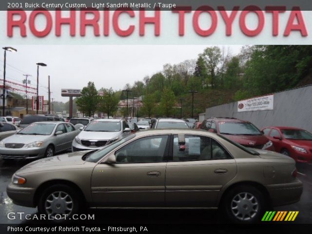 2001 Buick Century Custom in Light Sandrift Metallic