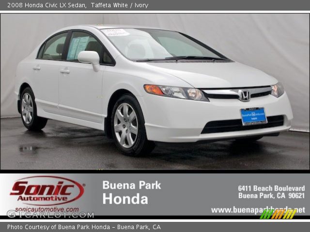 2008 Honda Civic LX Sedan in Taffeta White