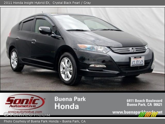 2011 Honda Insight Hybrid EX in Crystal Black Pearl