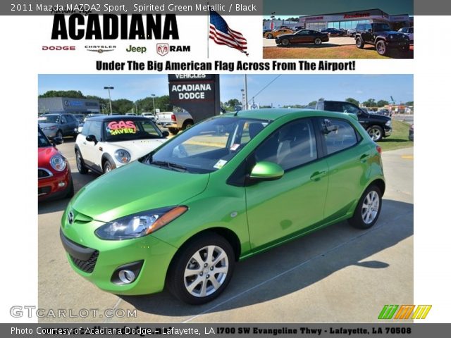 2011 Mazda MAZDA2 Sport in Spirited Green Metallic