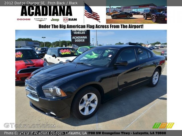 2012 Dodge Charger SE in Pitch Black