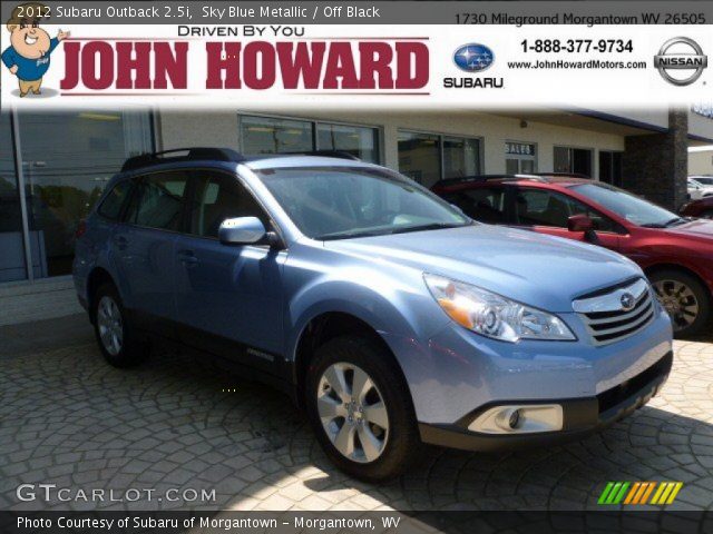 2012 Subaru Outback 2.5i in Sky Blue Metallic