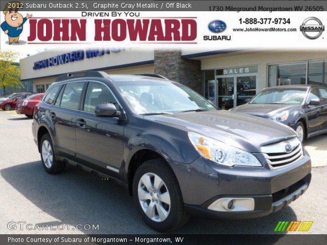 2012 Subaru Outback 2.5i in Graphite Gray Metallic
