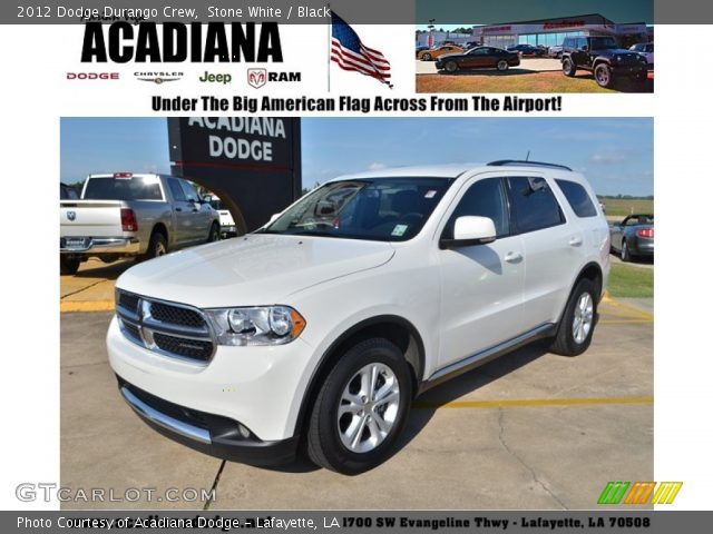 2012 Dodge Durango Crew in Stone White