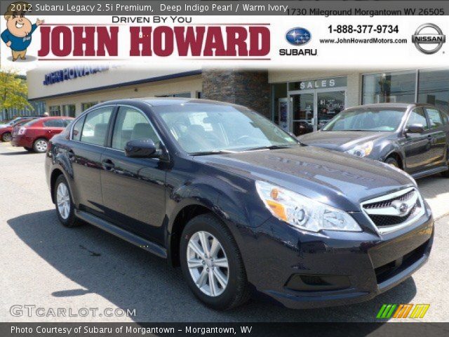 2012 Subaru Legacy 2.5i Premium in Deep Indigo Pearl
