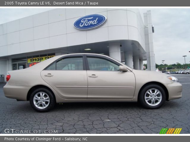 2005 Toyota Camry LE V6 in Desert Sand Mica