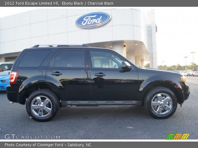 2012 Ford Escape Limited V6 in Ebony Black
