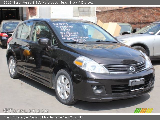2010 Nissan Versa 1.8 SL Hatchback in Super Black