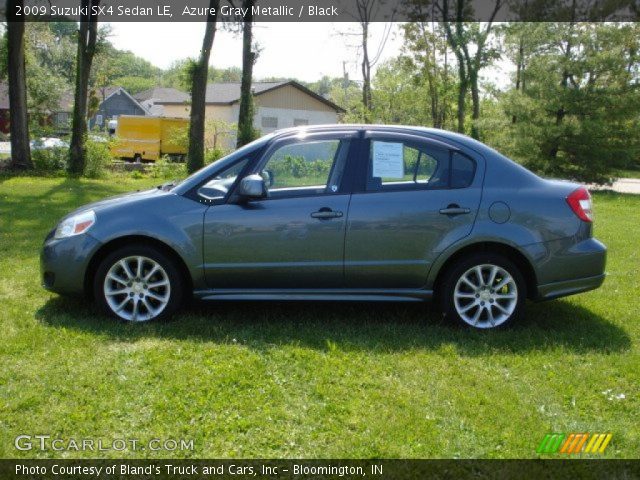 2009 Suzuki SX4 Sedan LE in Azure Gray Metallic