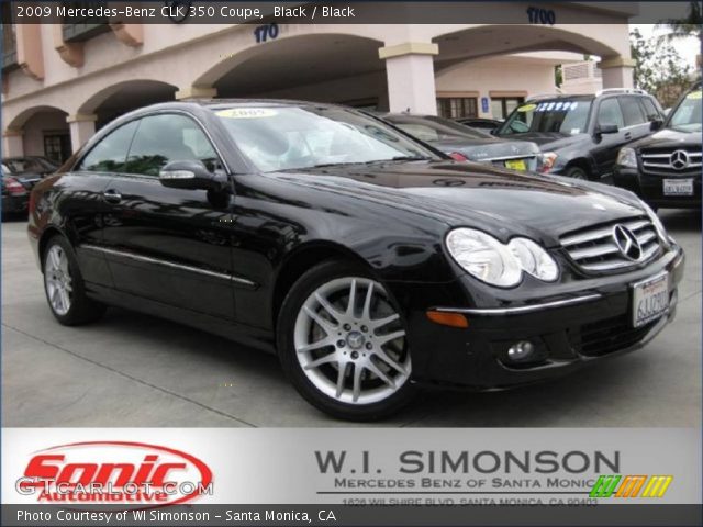 2009 Mercedes-Benz CLK 350 Coupe in Black