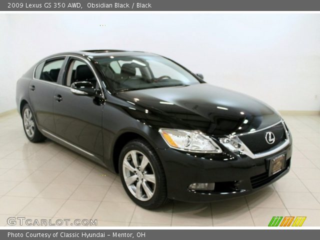 2009 Lexus GS 350 AWD in Obsidian Black