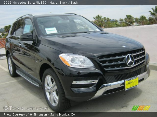 2012 Mercedes-Benz ML 350 4Matic in Black