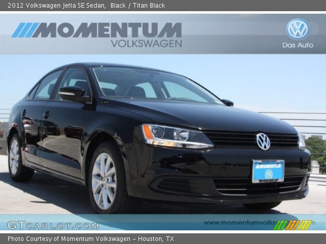 2012 Volkswagen Jetta SE Sedan in Black