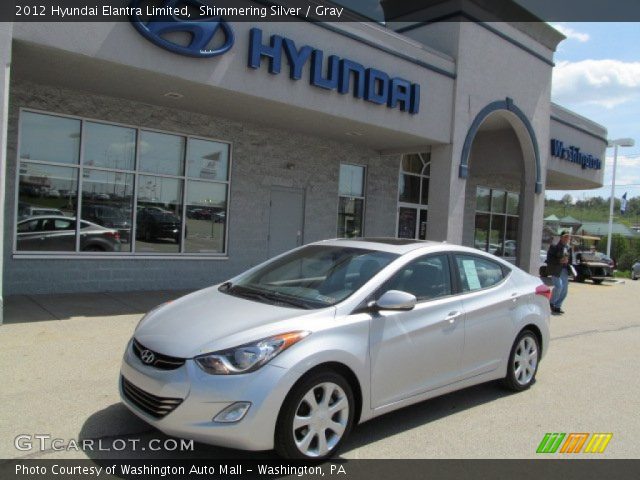 2012 Hyundai Elantra Limited in Shimmering Silver