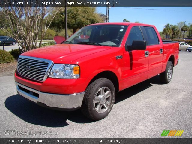 2008 Ford F150 XLT SuperCrew in Bright Red