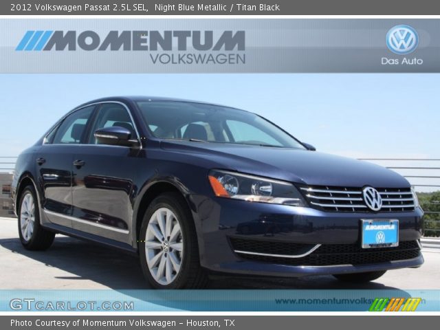 2012 Volkswagen Passat 2.5L SEL in Night Blue Metallic