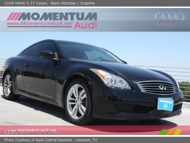 2008 Infiniti G 37 Coupe in Black Obsidian