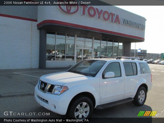 2006 Nissan Pathfinder LE 4x4 in Avalanche White