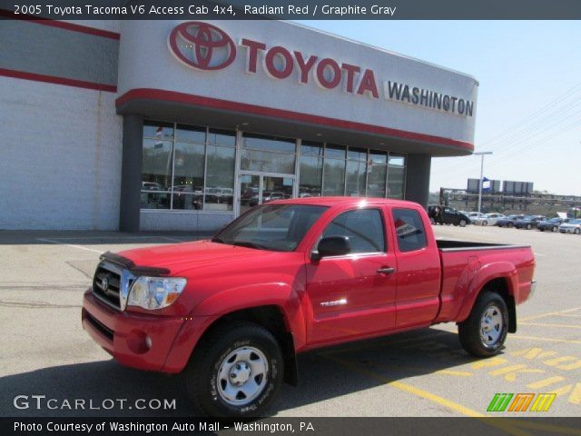 2005 Toyota Tacoma V6 Access Cab 4x4 in Radiant Red