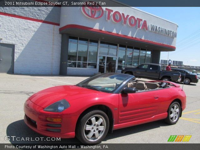 2001 Mitsubishi Eclipse Spyder GT in Saronno Red
