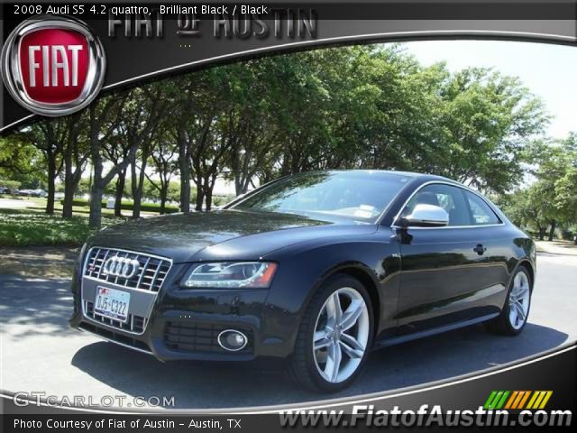 2008 Audi S5 4.2 quattro in Brilliant Black