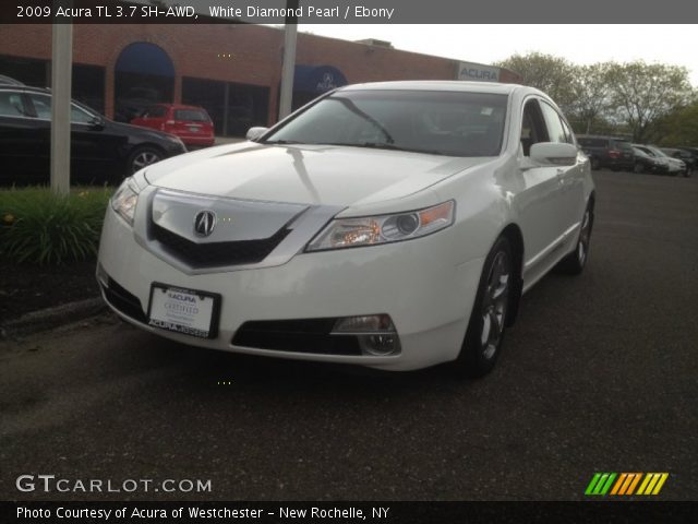 2009 Acura TL 3.7 SH-AWD in White Diamond Pearl