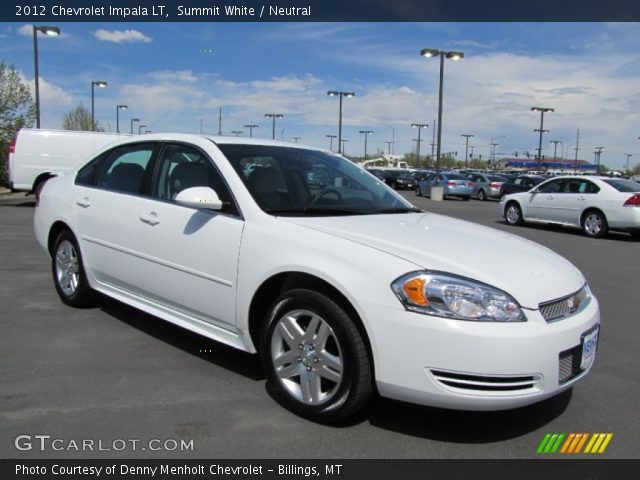 2012 Chevrolet Impala LT in Summit White