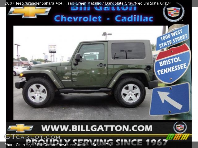 2007 Jeep Wrangler Sahara 4x4 in Jeep Green Metallic