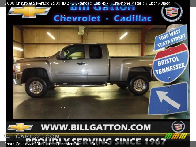 2008 Chevrolet Silverado 2500HD Z71 Extended Cab 4x4 in Graystone Metallic