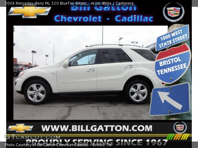 2009 Mercedes-Benz ML 320 BlueTec 4Matic in Arctic White