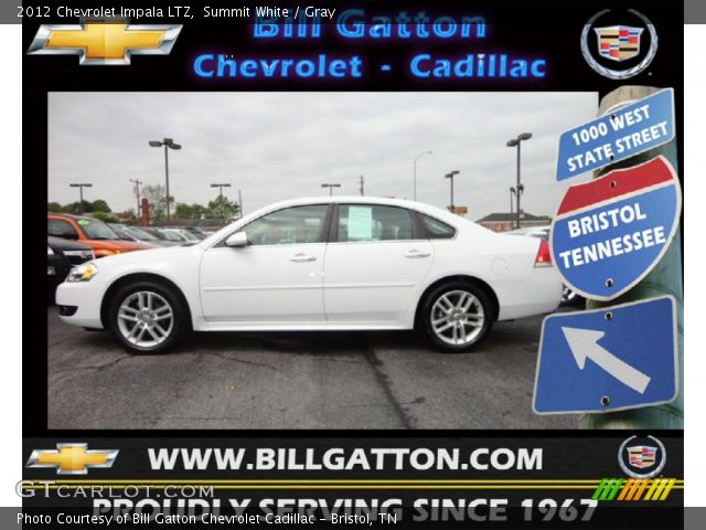 2012 Chevrolet Impala LTZ in Summit White