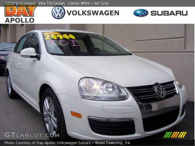 2009 Volkswagen Jetta TDI Sedan in Candy White