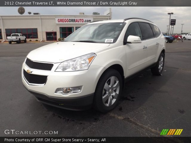 2012 Chevrolet Traverse LT in White Diamond Tricoat