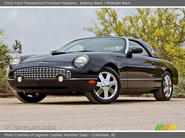 2002 Ford Thunderbird Premium Roadster in Evening Black