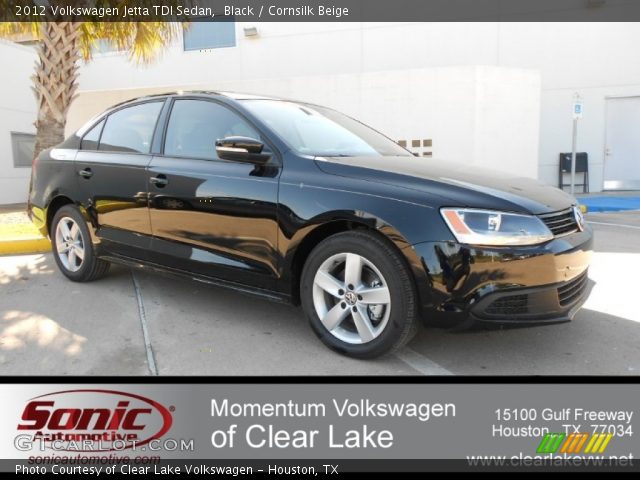 2012 Volkswagen Jetta TDI Sedan in Black