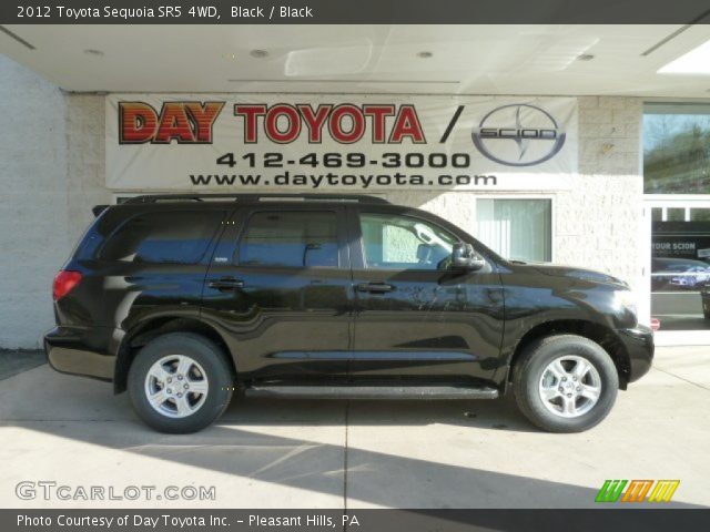 2012 Toyota Sequoia SR5 4WD in Black