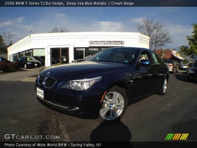 2009 BMW 5 Series 528xi Sedan in Deep Sea Blue Metallic