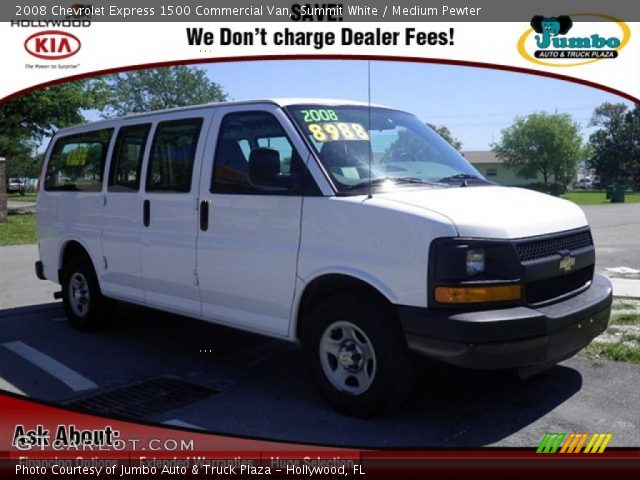 2008 Chevrolet Express 1500 Commercial Van in Summit White